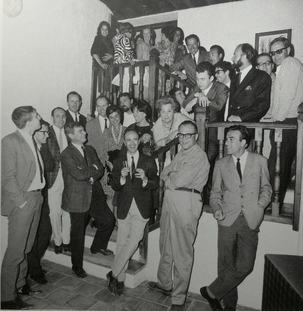 Fiesta posterior a la inauguración del museo. Cuenca, 1 de julio de 1966